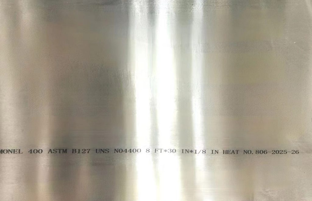 Monel 400 plate