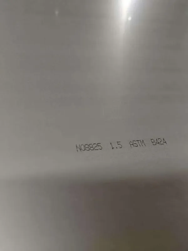 Incoloy 825 Plate and Sheet