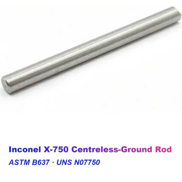 Inconel X-750 Centreless-Ground Rod