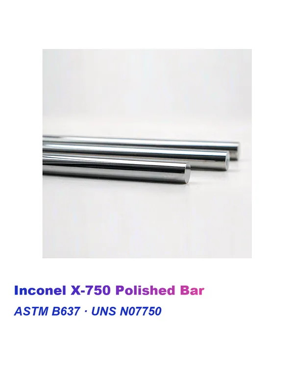 Inconel X-750 Polished Bar
