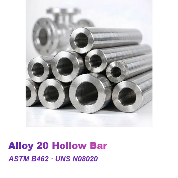 Alloy 20 hollow bar, UNS N08020